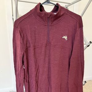 Tracksmith Downeaster Quarter Zip Sweater
